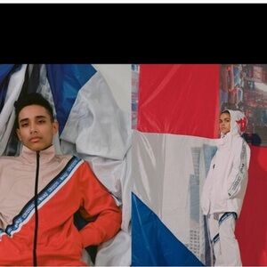 Kappa Light Tan and Black Outerwear women’s or men’s never worn